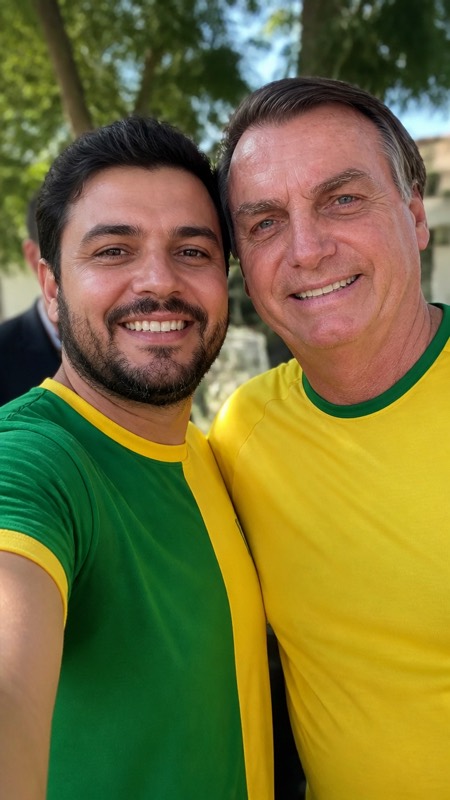 Exemplo de foto patriota gerada por IA